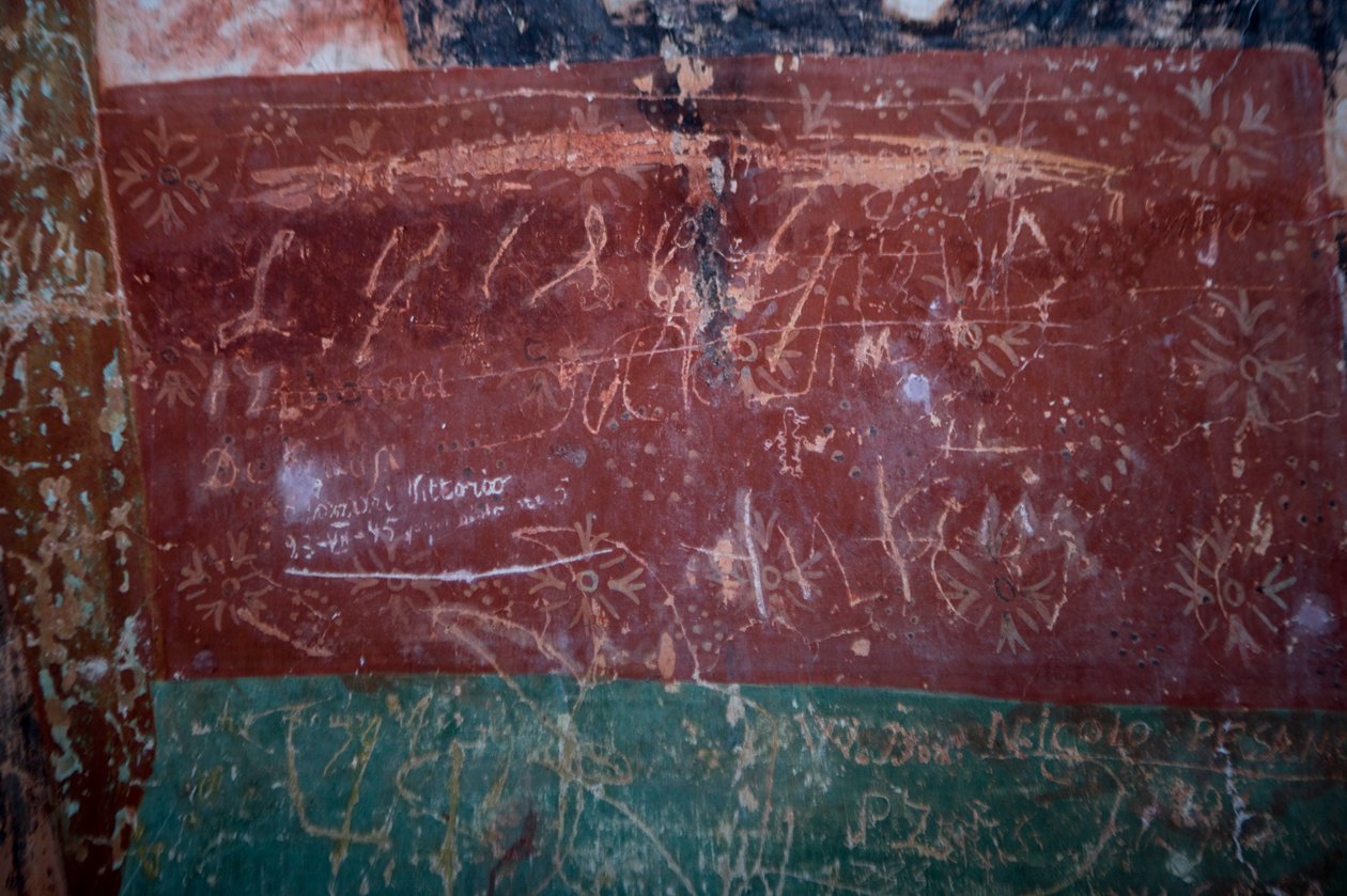 Détail de graffiti, Église de Saint-Rok, Draguc, Croatie - Unknown