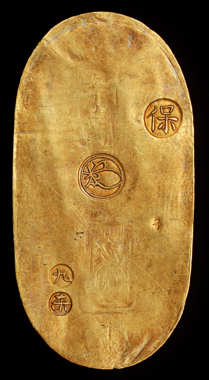 Rare Koban en or du Japon, un Ryo frappé à Yedo (Tokyo) Shogunat Tokugawa 1837-1843 - Unknown