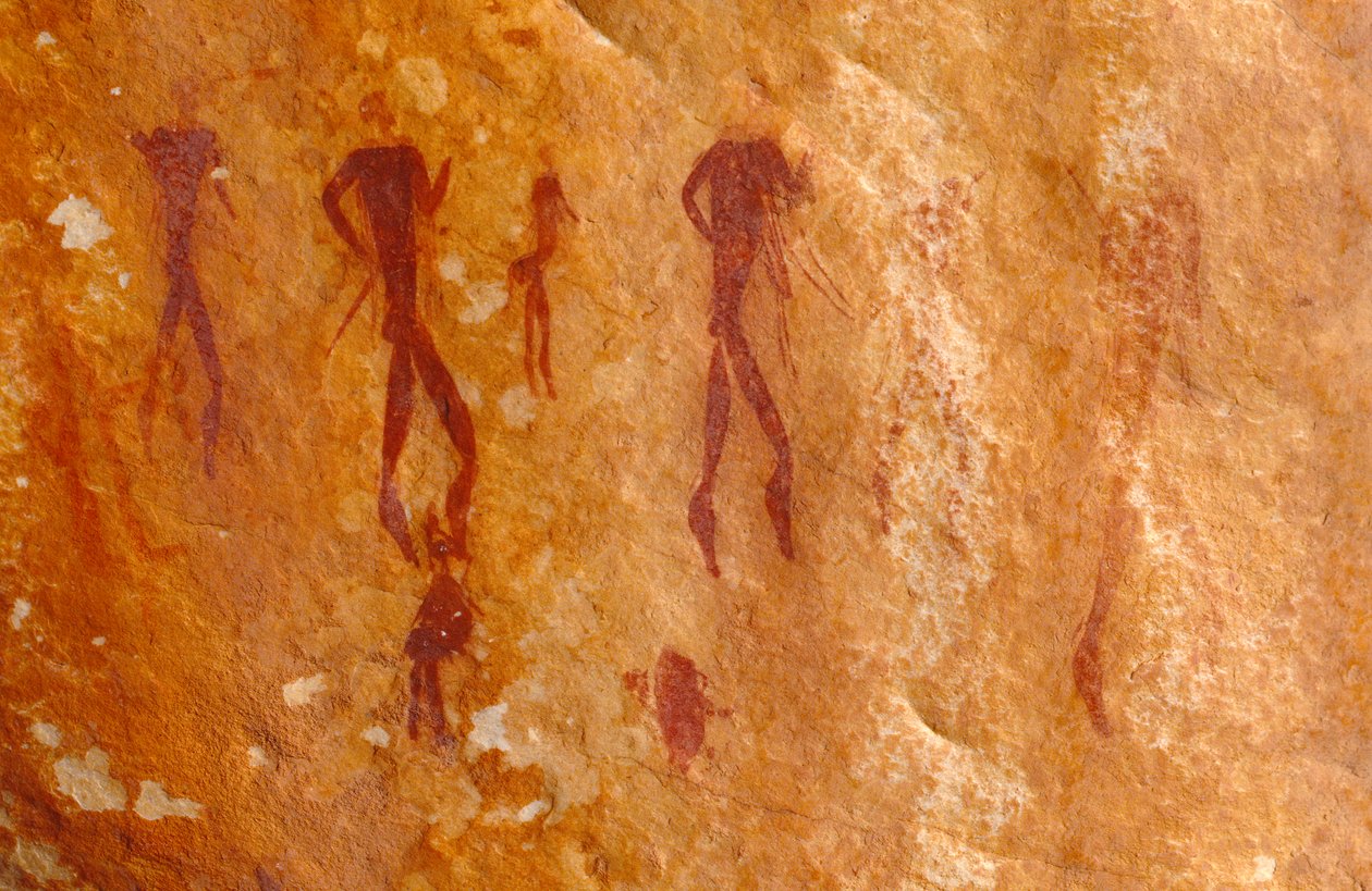 Peintures rupestres des San (Bushmen), Cedarburg, Cap-Occidental - Unknown