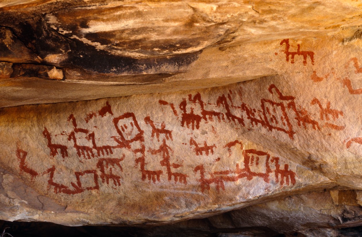 Peintures rupestres des San (Bushmen), Cedarburg, Cap-Occidental - Unknown