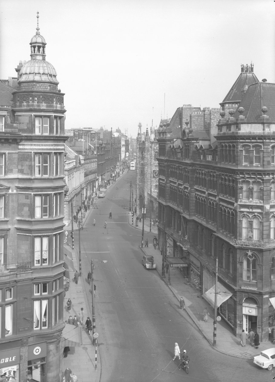 Vue le long de Grainger Street, Newcastle upon Tyne, mars 1963 - Unbekannt Unbekannt