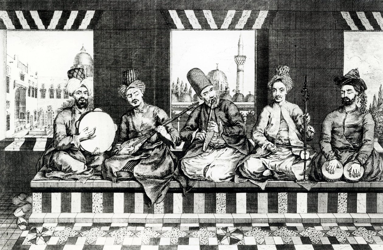 Un groupe de musiciens orientaux - English School