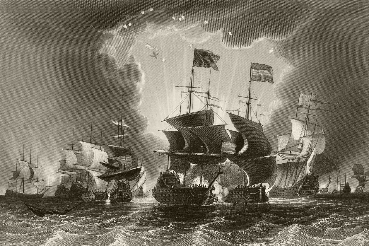Défaite de la flotte hollandaise par l