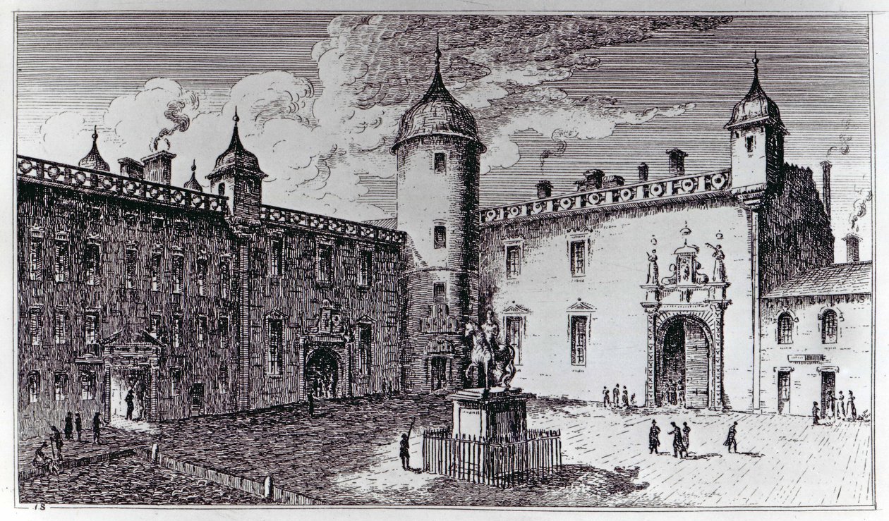 Le Parlement Close (gravure) - English School