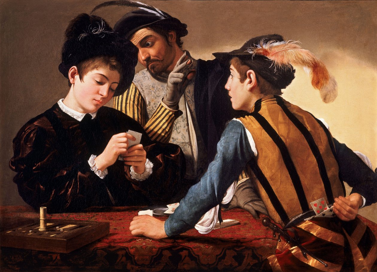 Les Tricheurs - Michelangelo Merisi Caravaggio