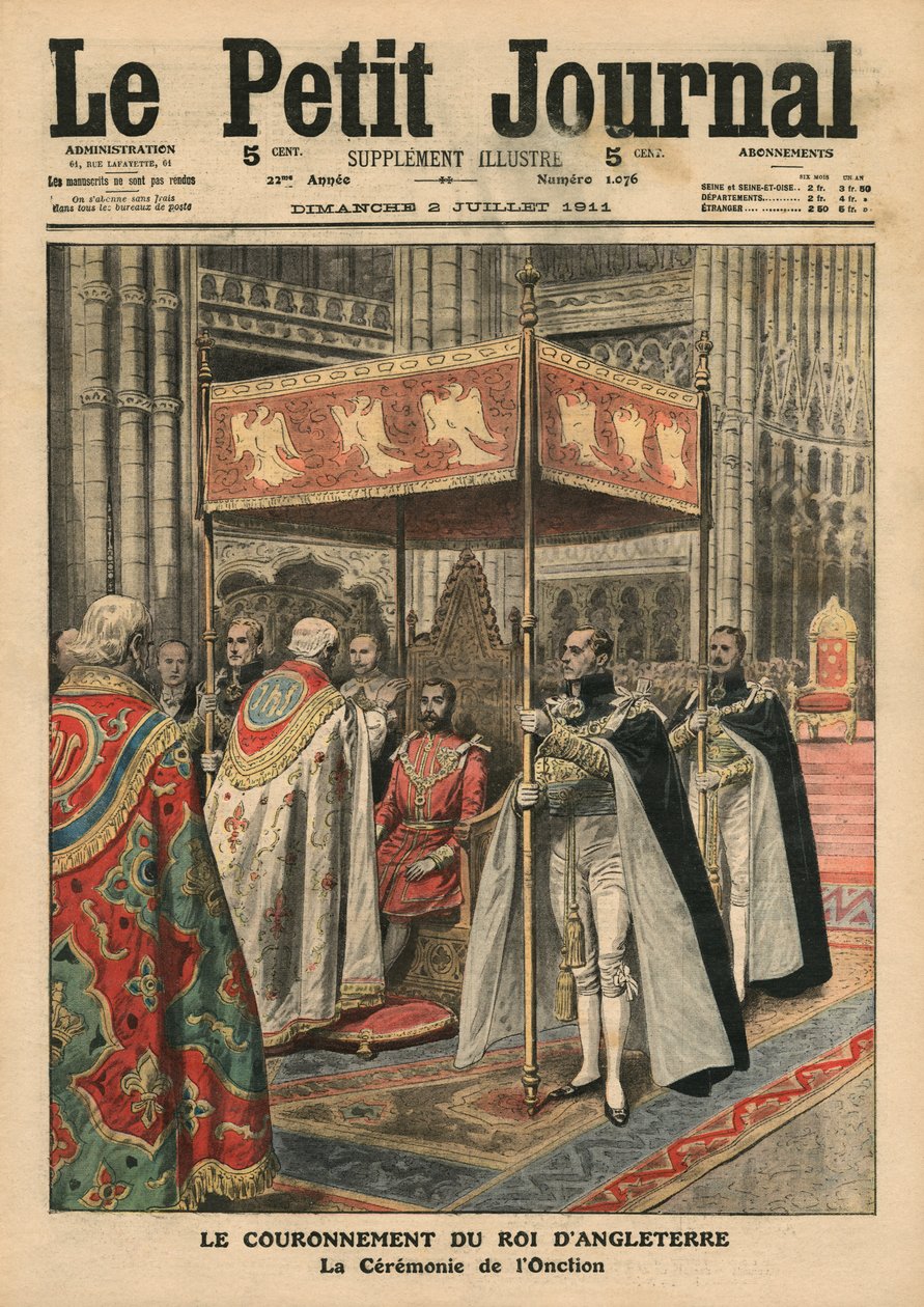 Le Couronnement du roi George V (1865-1936) et la Cérémonie de l