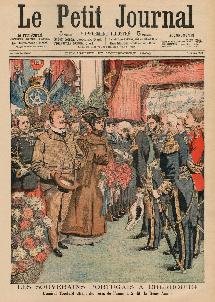 Les souverains portugais à Cherbourg, l