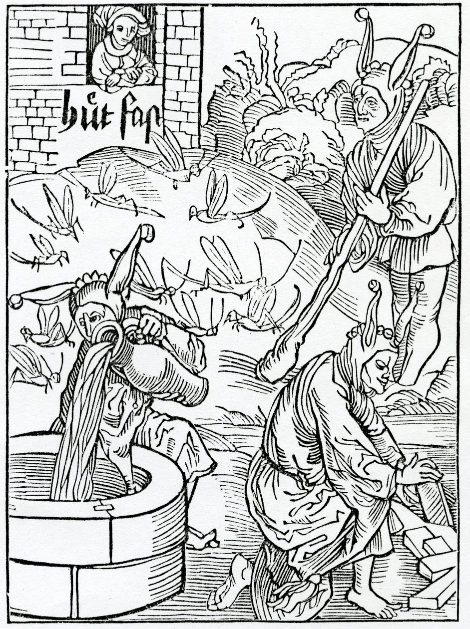 De celui qui est jaloux de sa femme et surveille ses chemins sans cause, ou signe évident de son infidélité, illustration de la traduction anglaise d