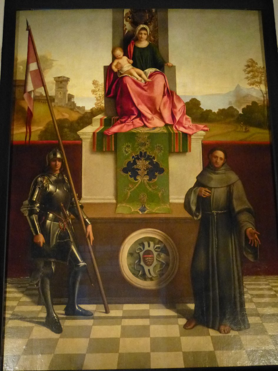 Autel de Castelfranco, scène - Giorgione da Castelfranco