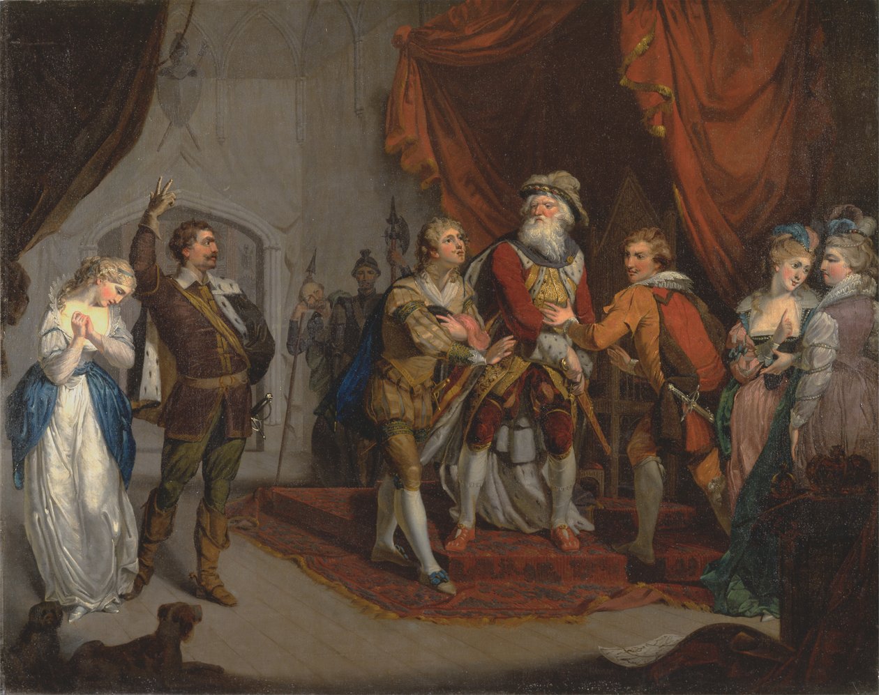 Cordelia défendue par le Comte de Kent - Unknown