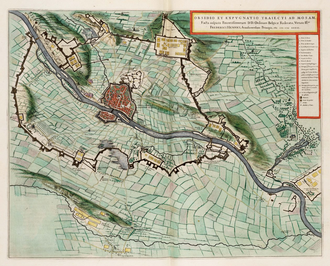 Siège et capture de Maastricht par Frédéric-Henri en 1632 - Unknown