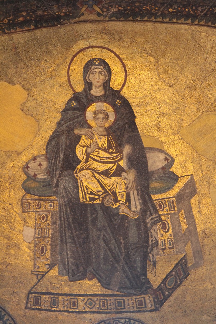 La Théotokos dans Sainte-Sophie - Unknown