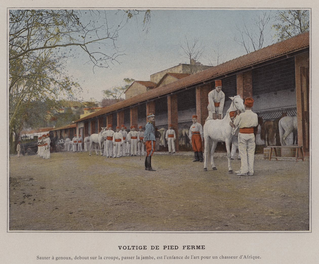 Voltige de Pied Ferme (photo en couleur) - (after) French Photographer