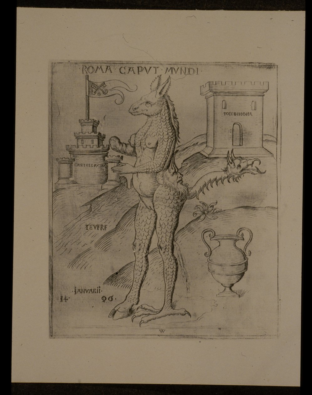 Roma Caput Mundi. janvier - (after) German School