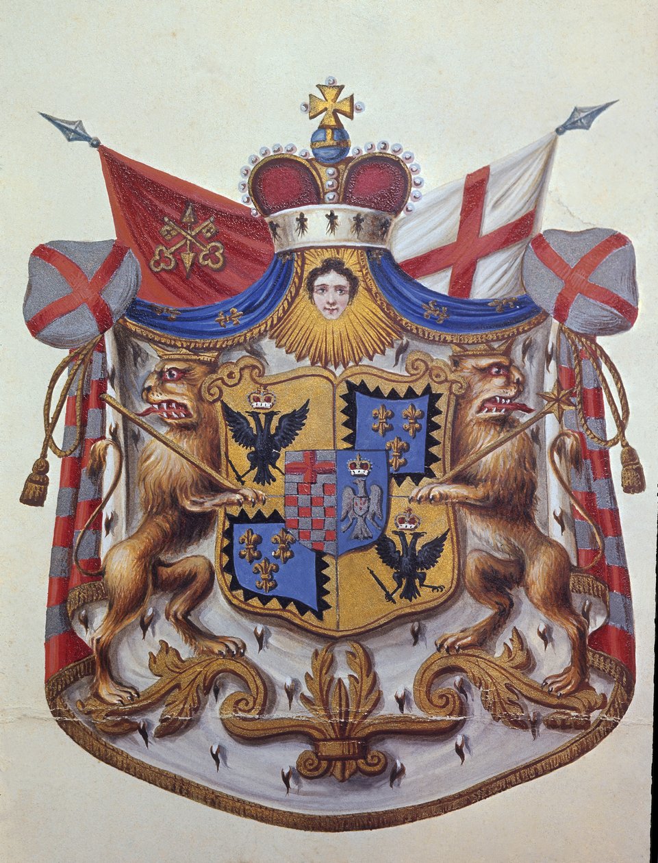 Blason de Barbiano Belgiojoso d