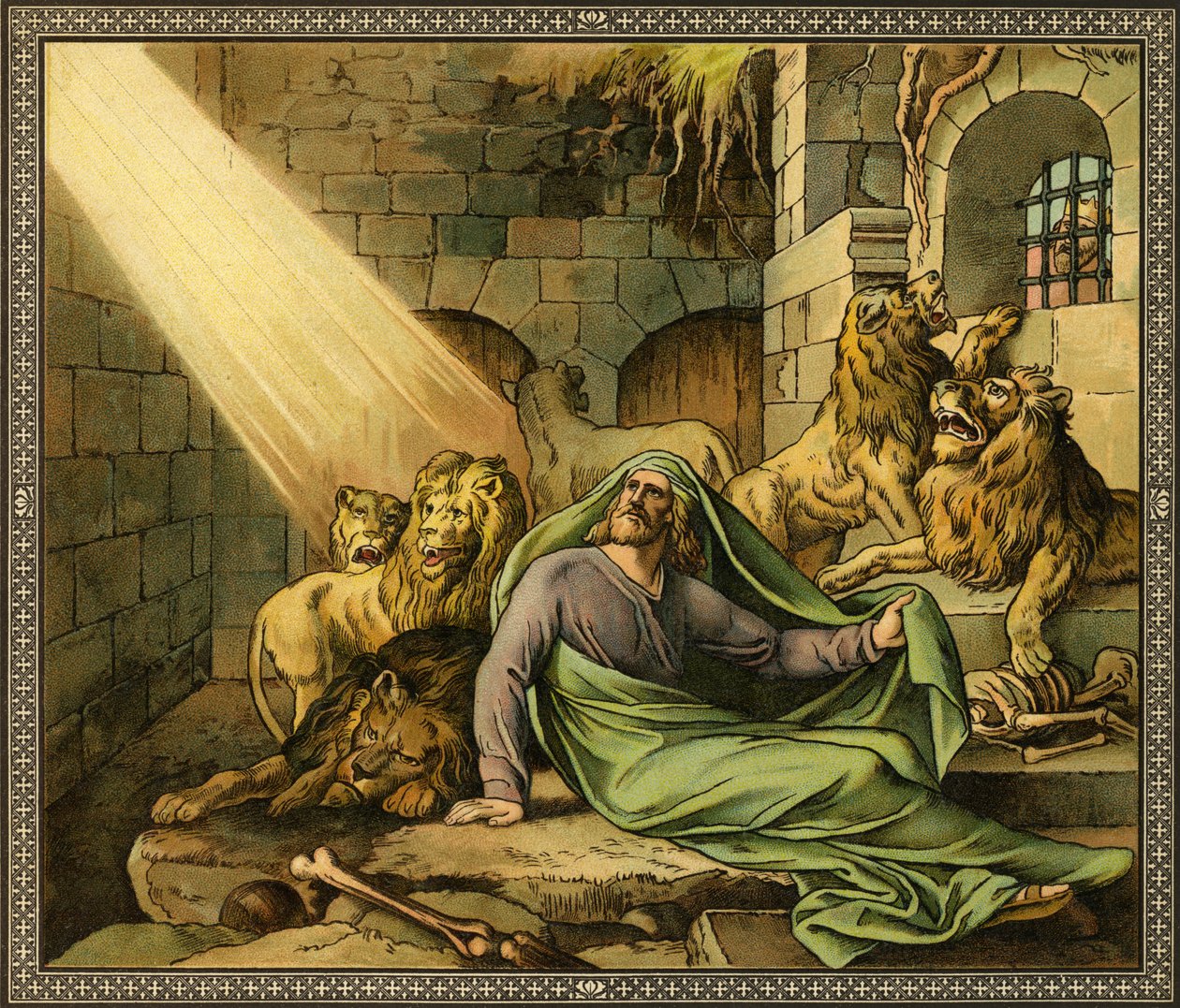 Daniel dans la fosse aux lions - Bible, Ancien Testament - Unknown