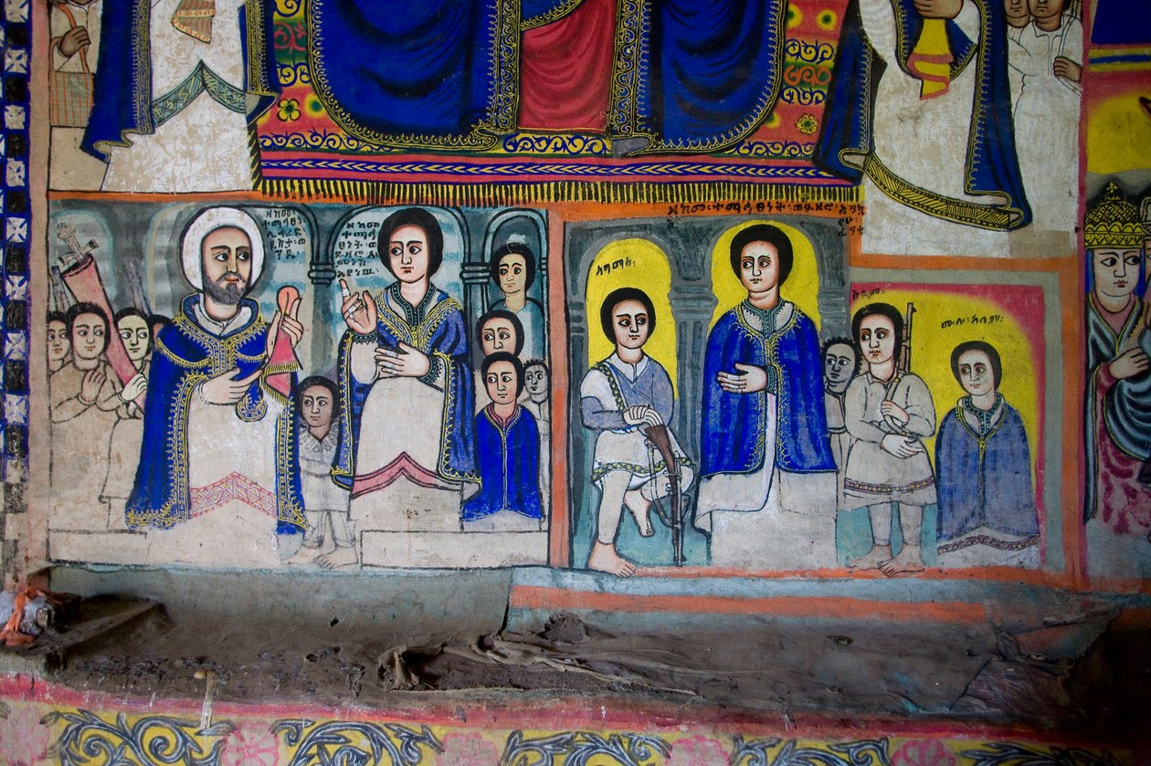 Église Debre Sina Maryam, Gorgora, Lac Tana, Éthiopie, Afrique - Unknown