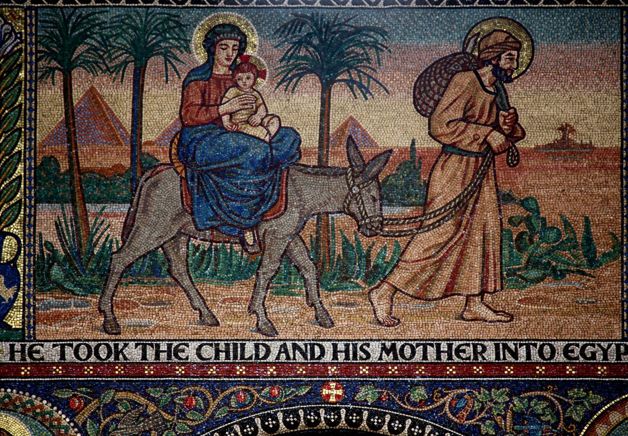 Droitwich, Église du Sacré-Cœur et Sainte Catherine : Mosaïques par Frank Peacock et Gabriel Pippet, années 1920 - Unknown