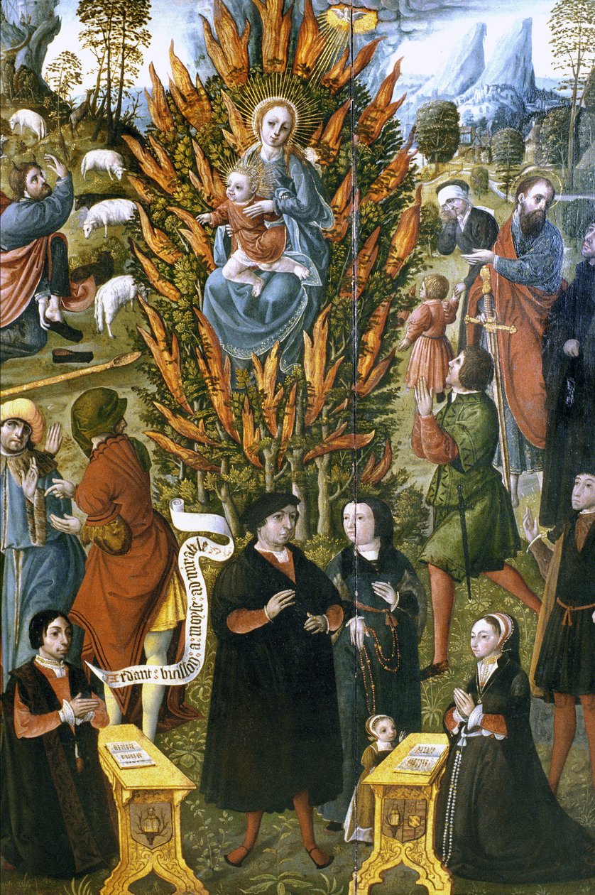La Vierge au buisson ardent - Unknown