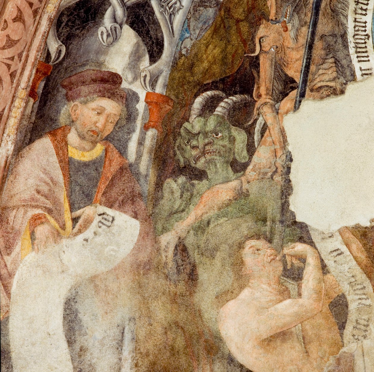 Fresque, abbaye de Novacella, Bressanone, Trentin-Haut-Adige, Italie - Unknown