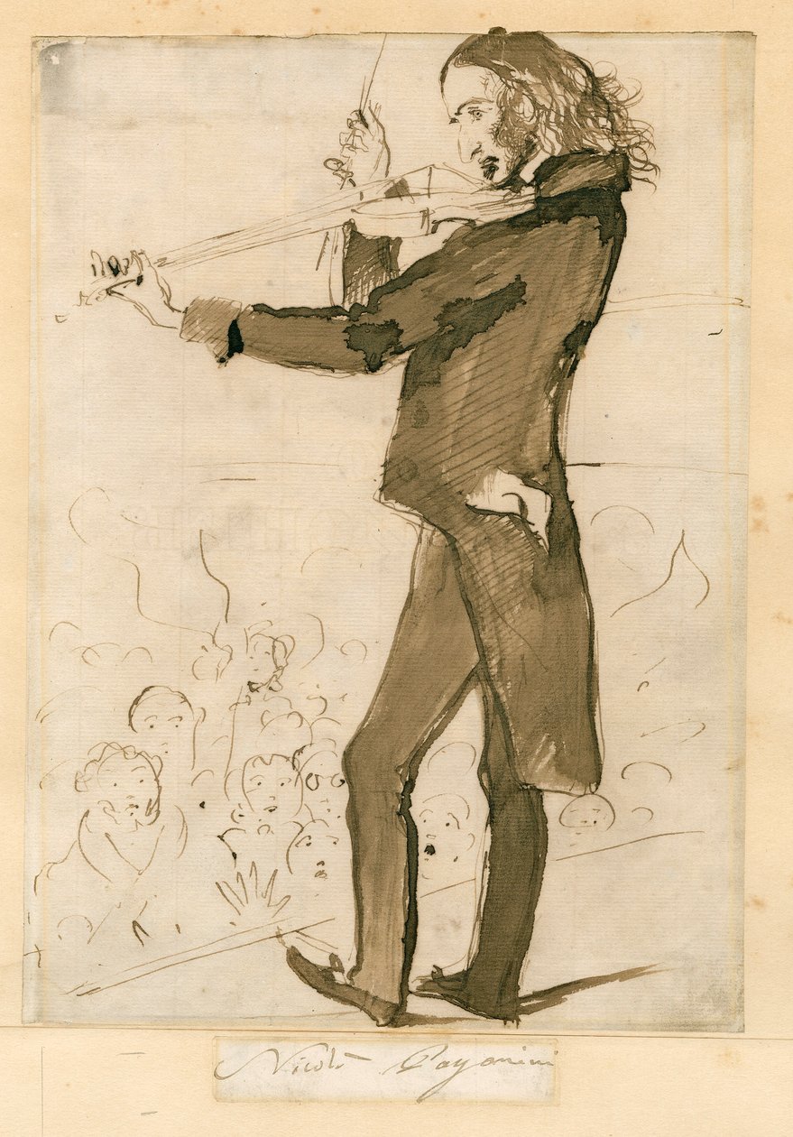 Niccolo Paganini - portrait - Unknown