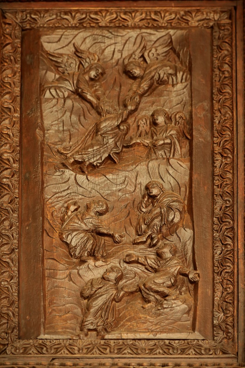 Panneau de la porte du 5ème siècle : l