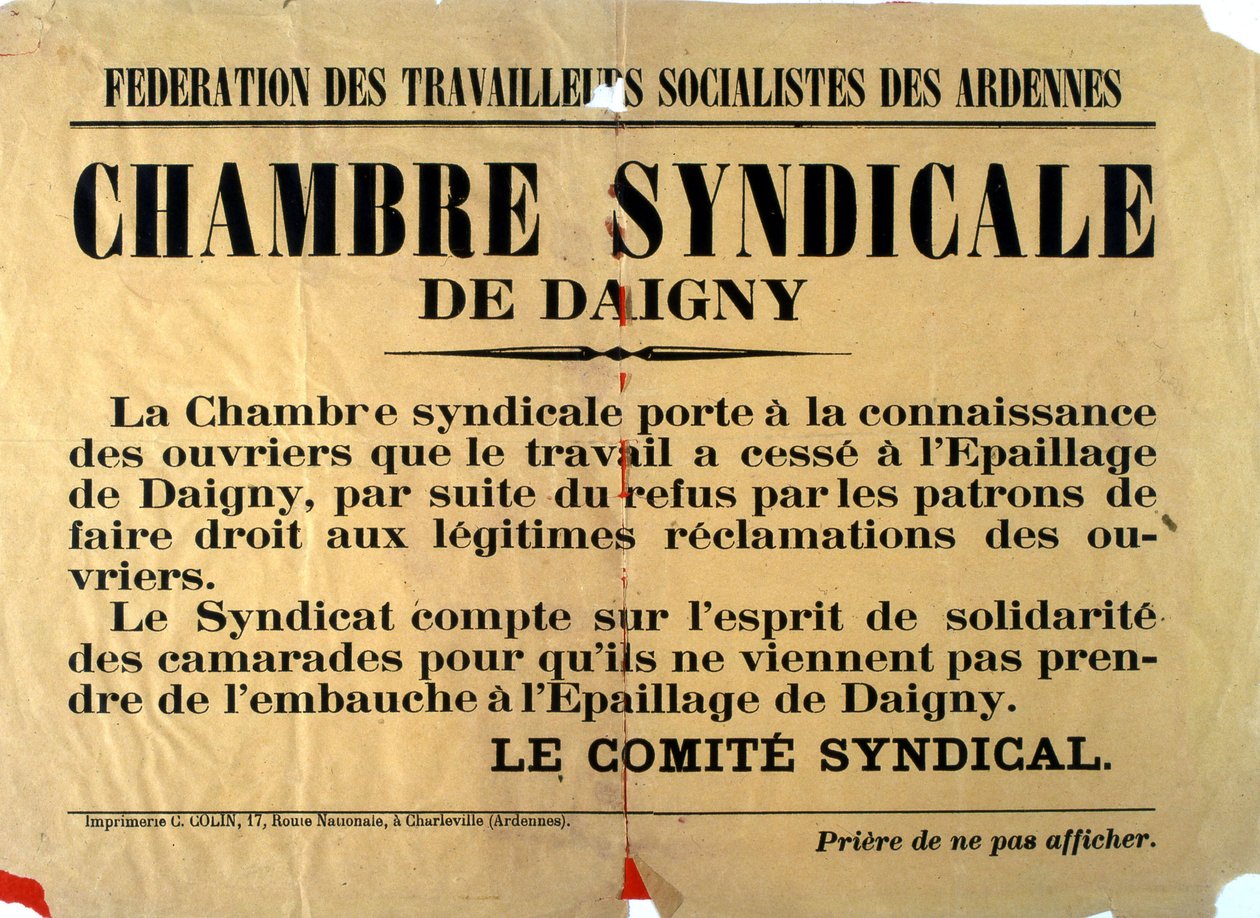 Tract socialiste - Unknown