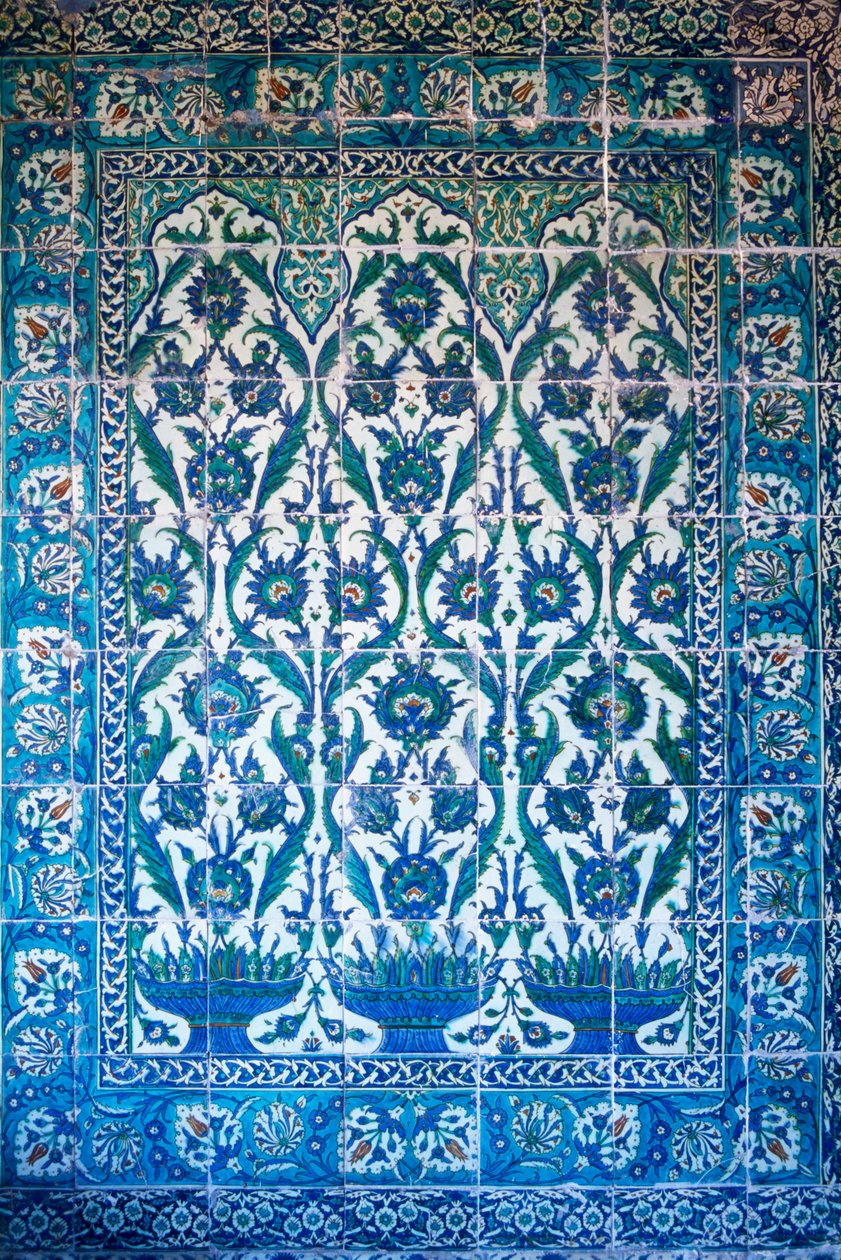 Turquie, Istanbul, palais de Topkapi, carreaux d