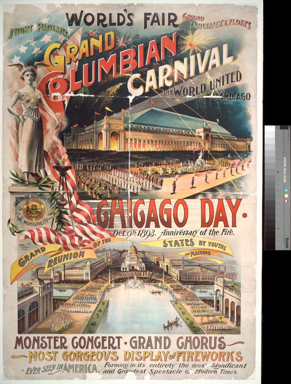 Affiche annonçant le Chicago Day à l
