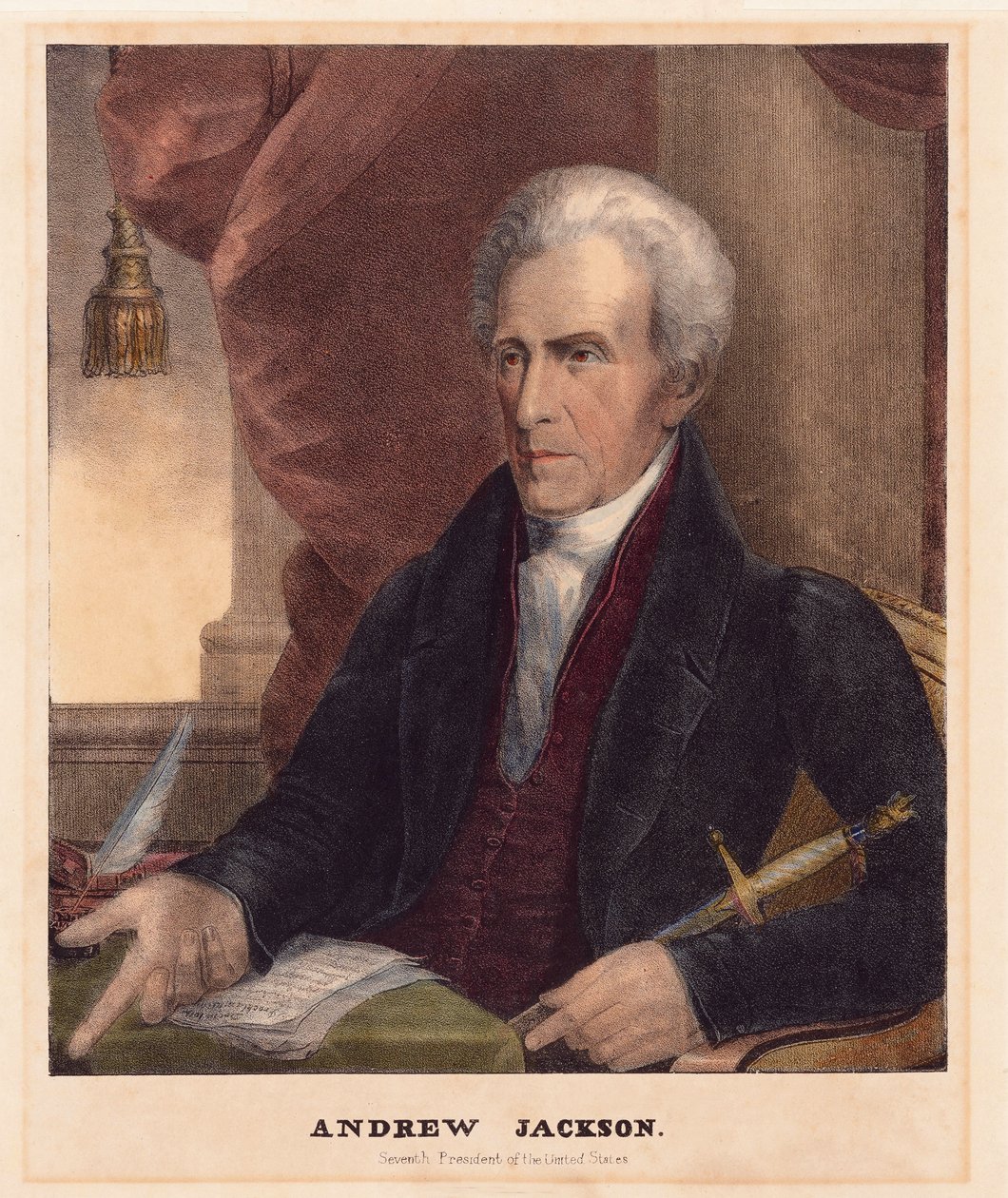 Andrew Jackson, pub. 1842 - American School