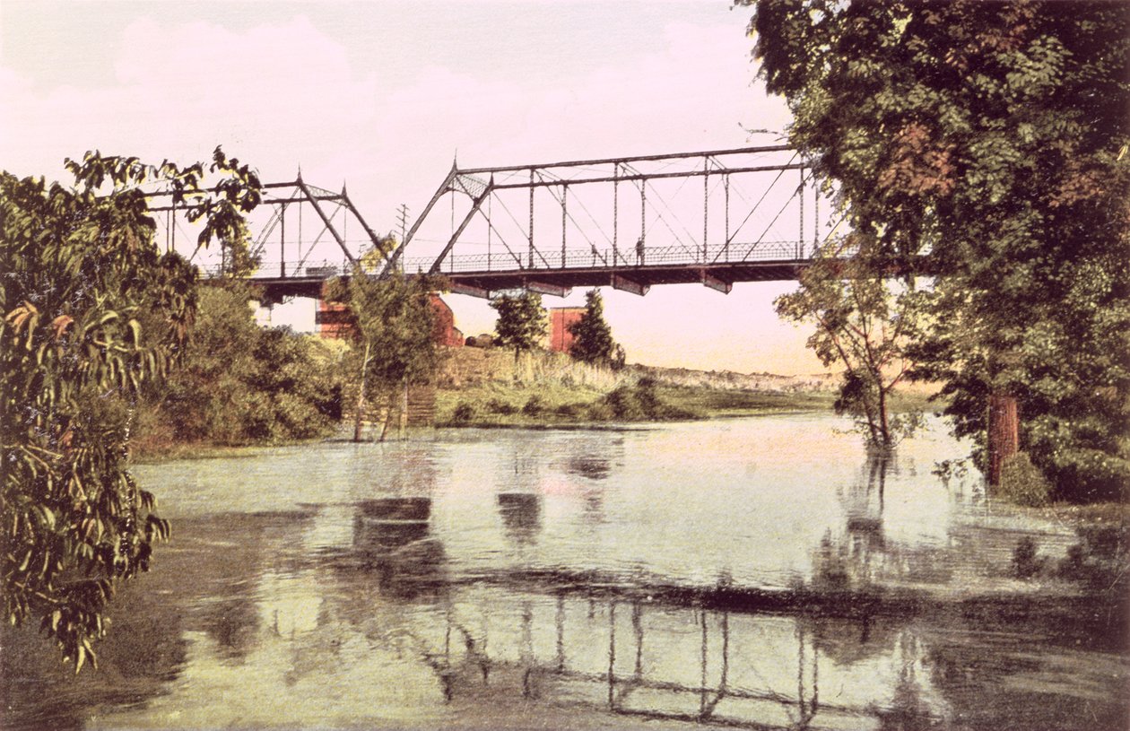 Pont sur la rivière Trinity, Dallas - American School