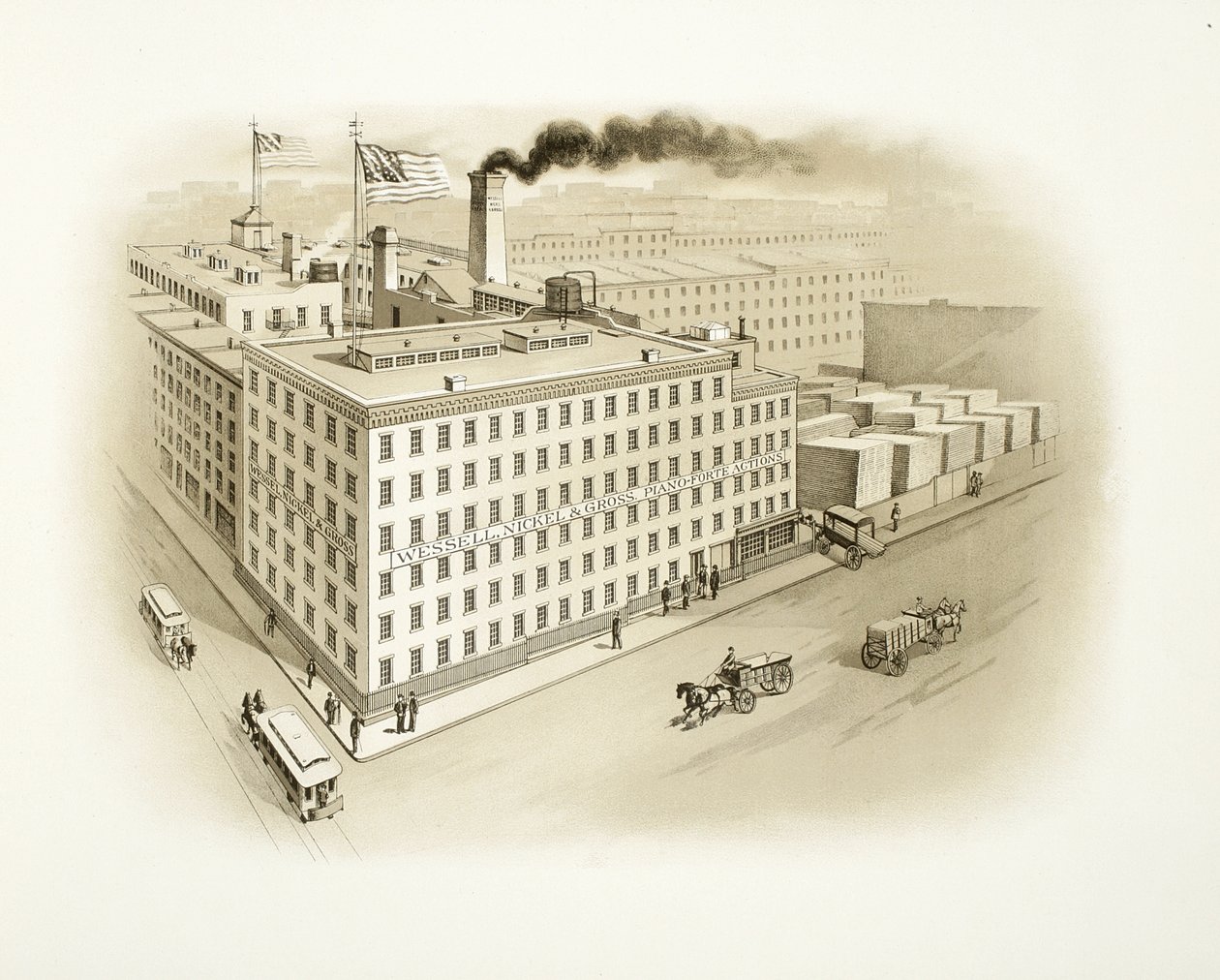 Bâtiment Wessell, Nickel & Gross, 1893 - American School