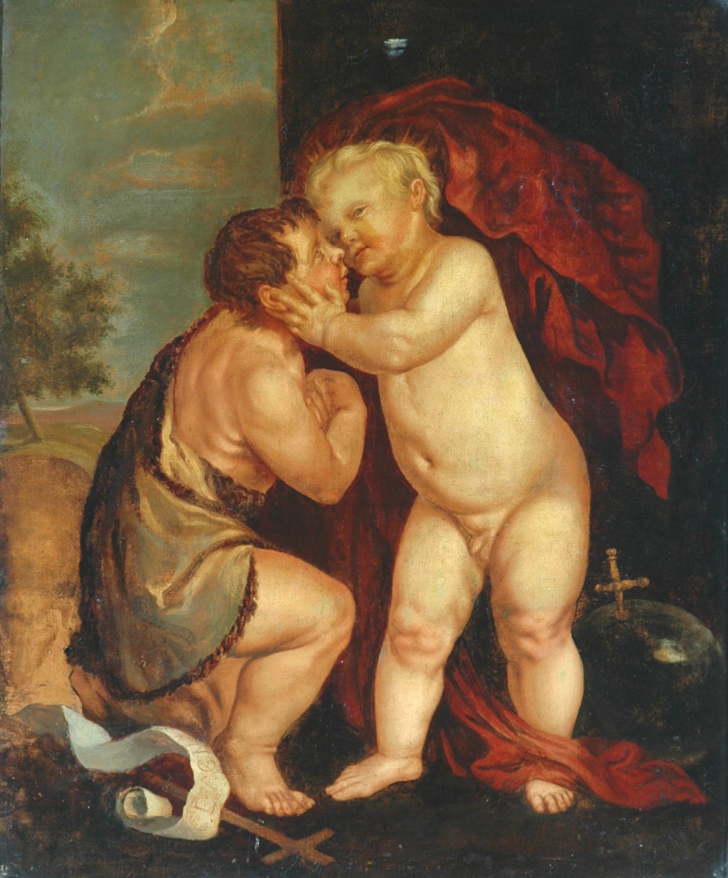 Bébé Jésus et Jean-Baptiste - English School