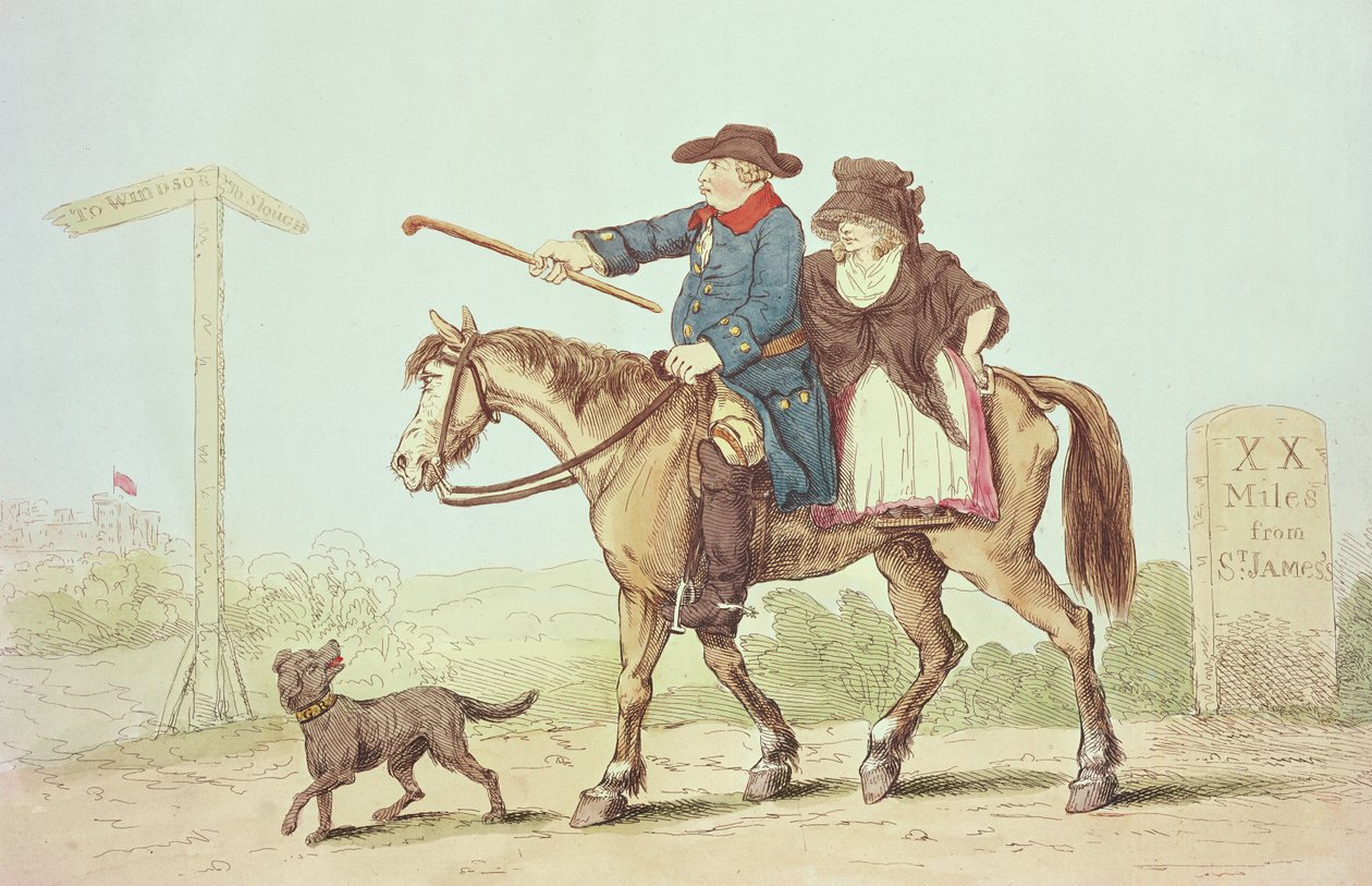 Le Couple Constant, 1786 - English School