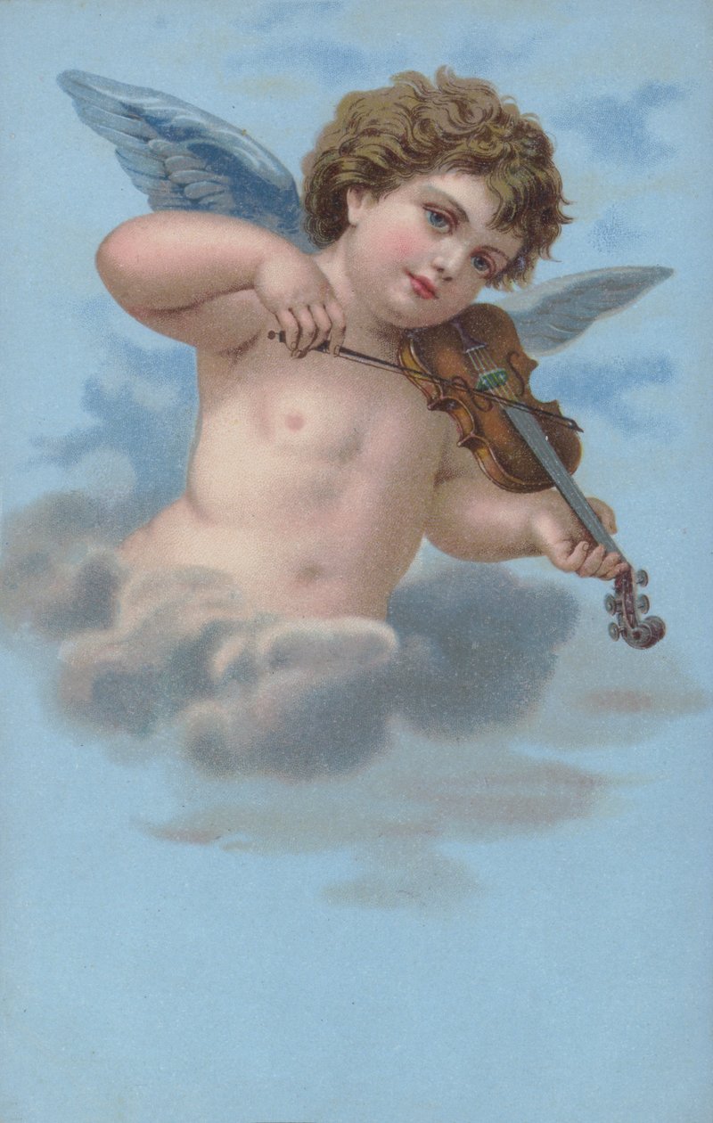 Chérubin jouant du violon - European School