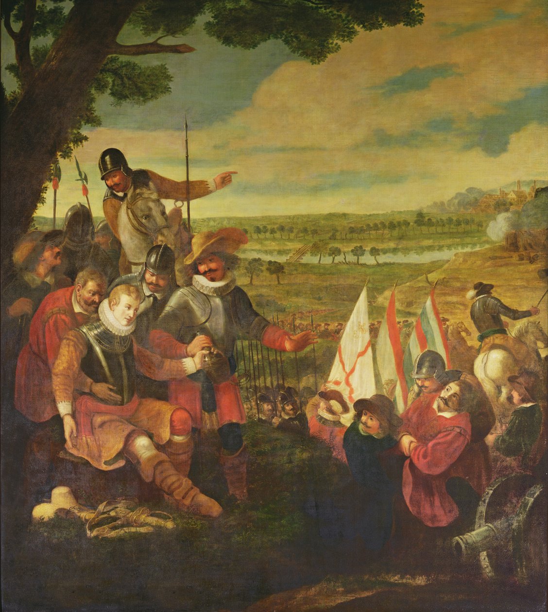 La Blessure de Sir Philip Sidney (1554-86) à la bataille de Zutphen, 22 septembre 1586 - Flemish School