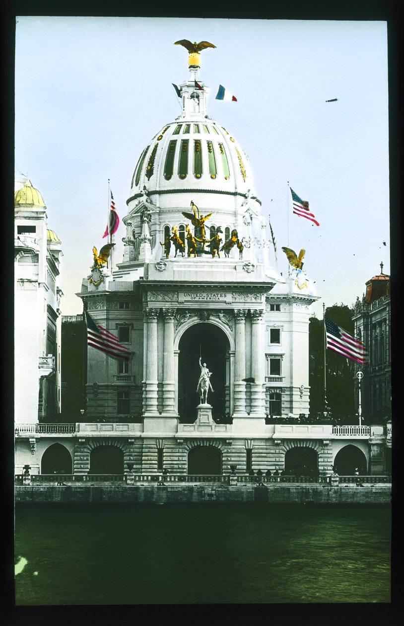 Exposition de Paris : Pavillon des États-Unis, Paris, France, 1900 - French Photographer