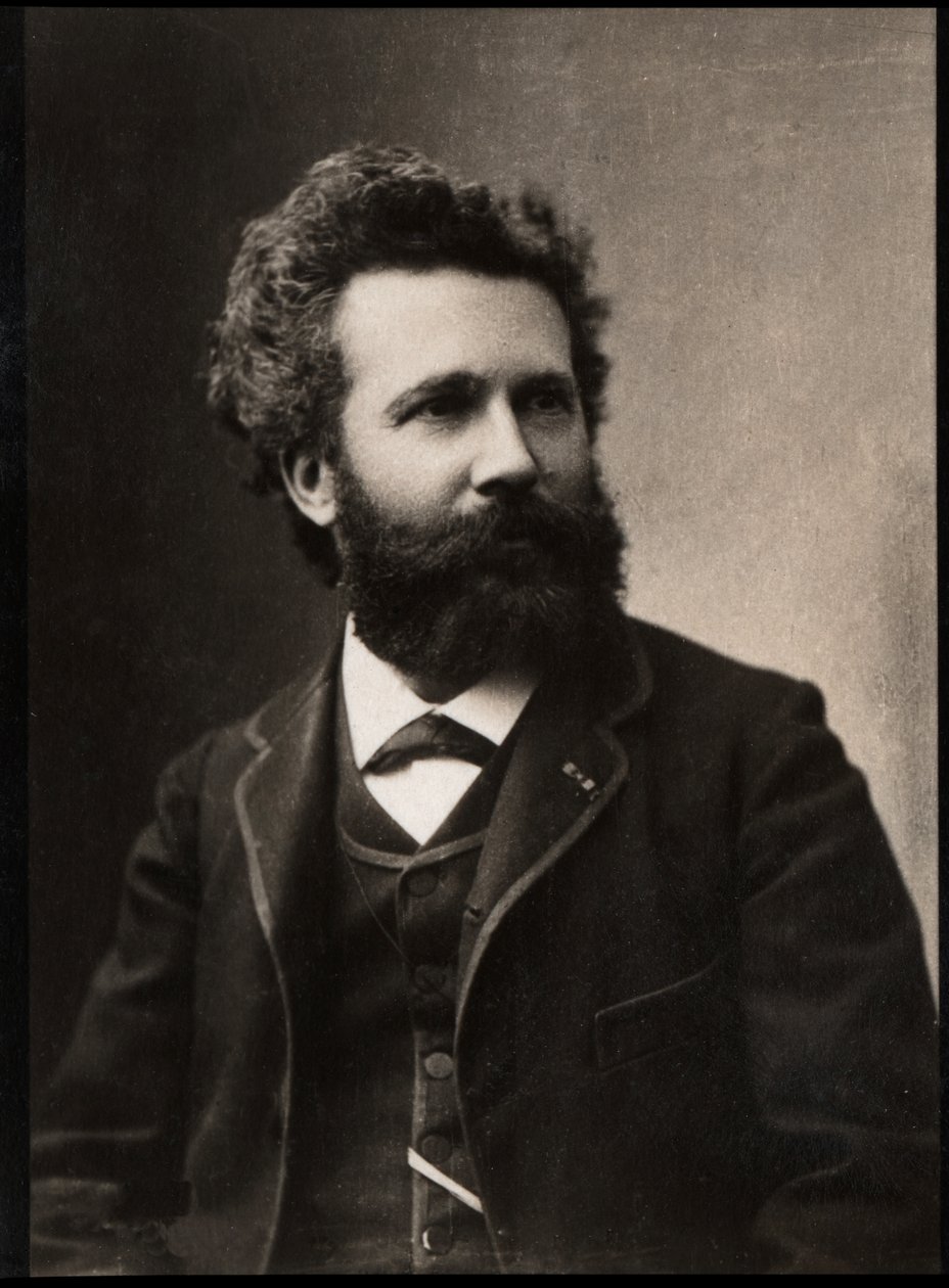 Portrait de Camille Flammarion (1842-1925), astronome et auteur français - French Photographer