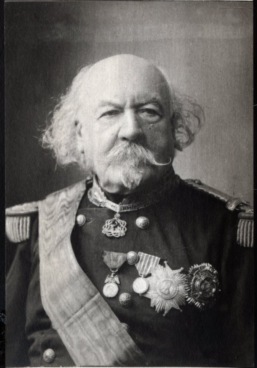 Portrait de François Marcellin Certain de Canrobert (1809-1895), maréchal de France. - French Photographer