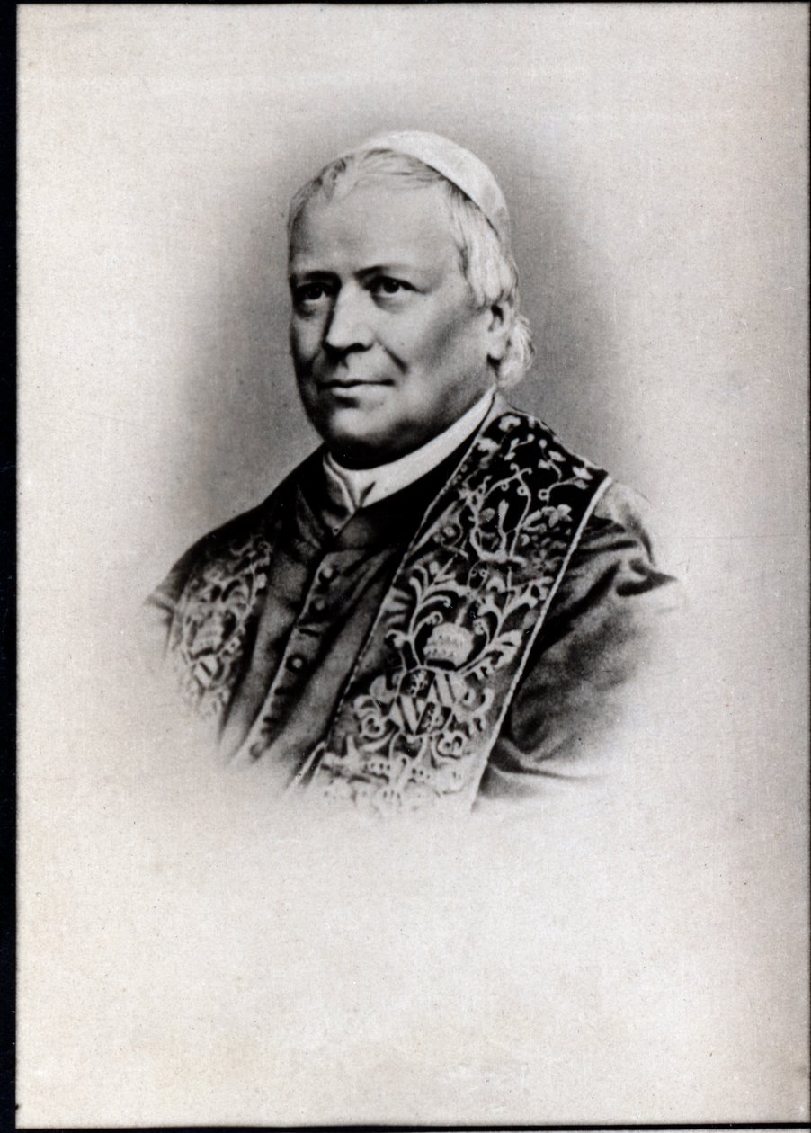 Portrait du Pape Pie IX (1792-1878). - French Photographer