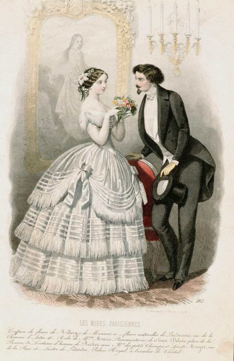 Les Modes Parisiennes, c.1850 - French School