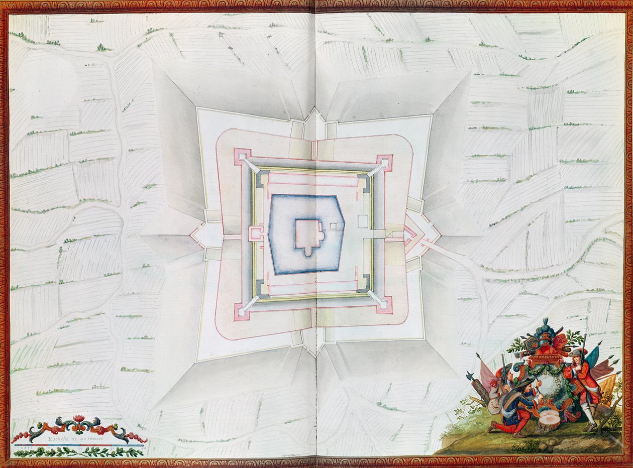Carte de Phalsbourg, de l