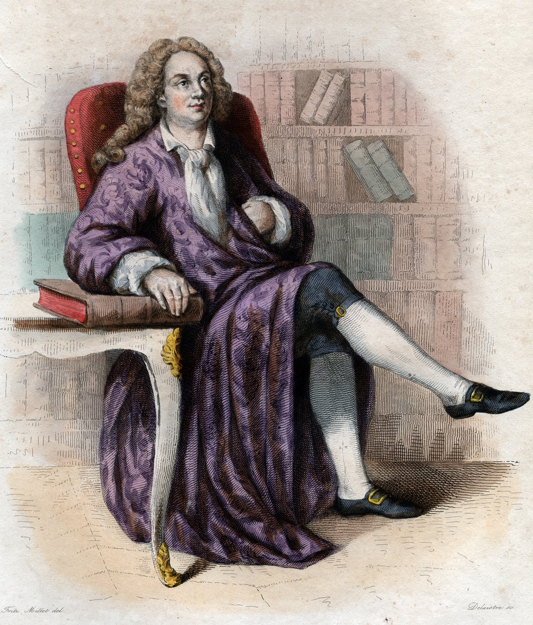 Portrait de Jean Baptiste Rousseau (1670-1741) - French School