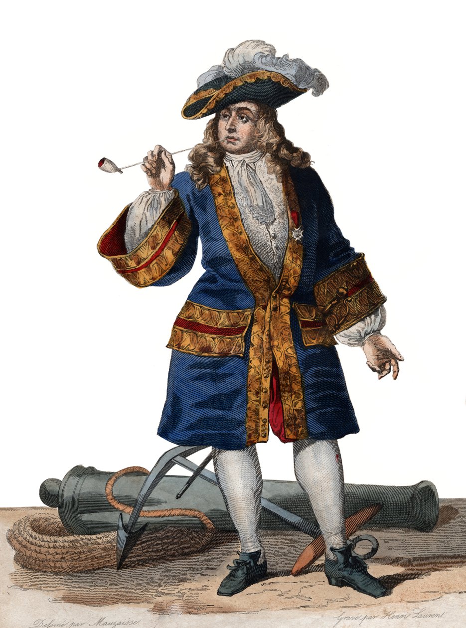 Portrait de Jean Bart (1650-1702), corsaire français - French School