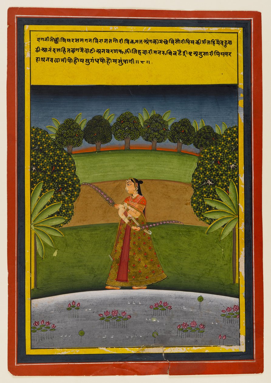 Une Nayika attend son amant, vers 1700-25 - Indian School