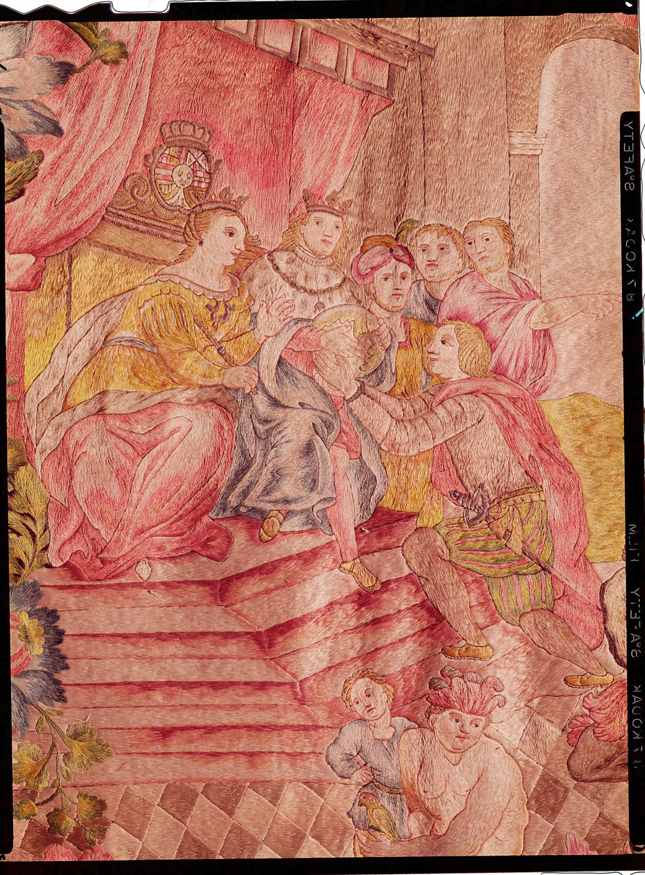 Christophe Colomb (1450-1506) devant Ferdinand II (1452-1516) d