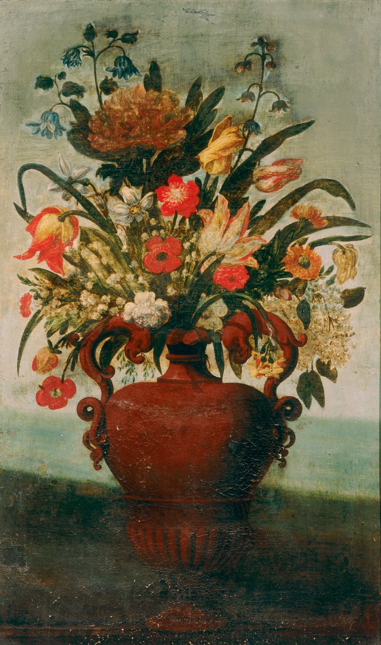 Vase avec des fleurs - Unknown