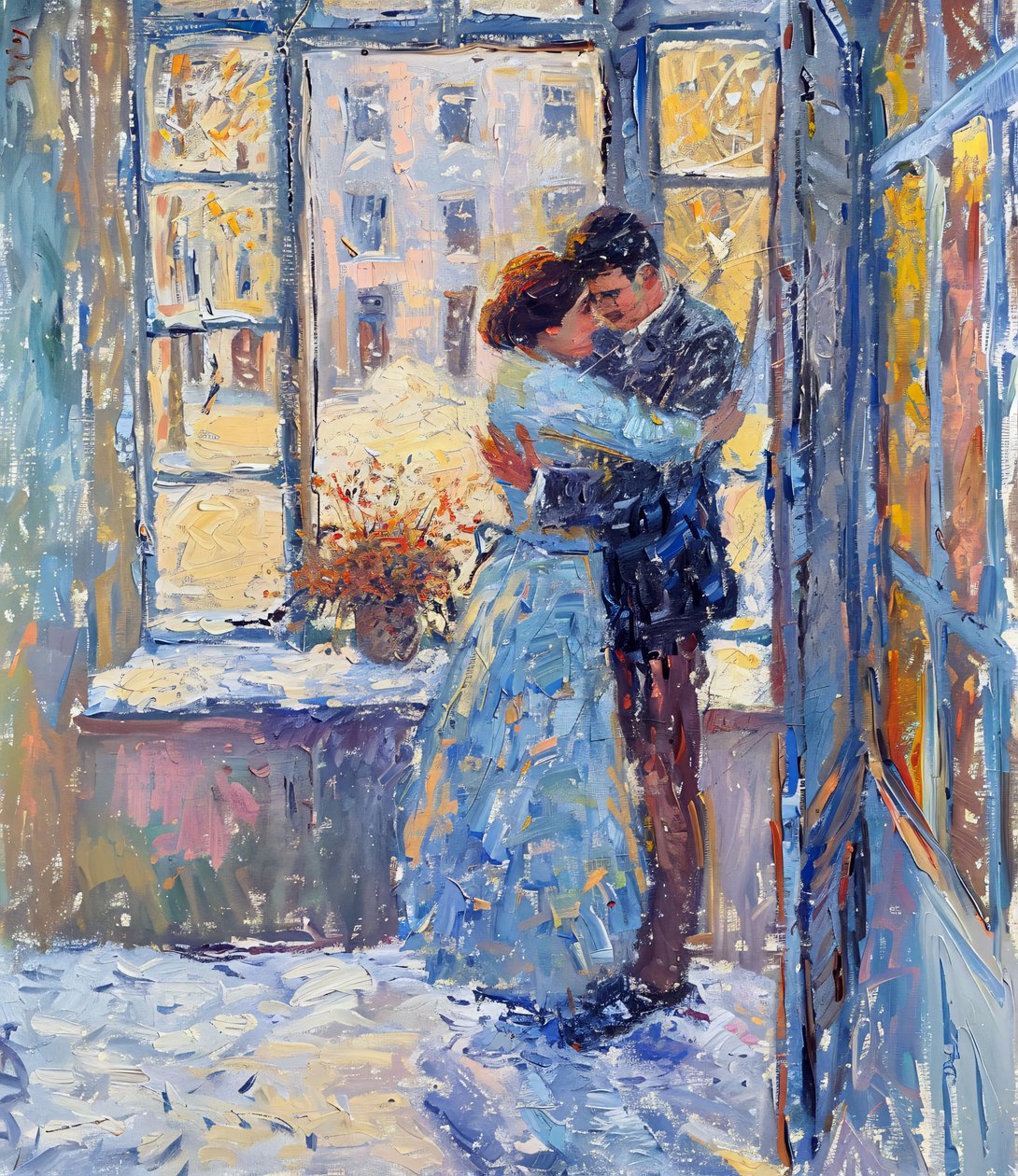 Impressions sur toile à la demande : peinture impressionniste d