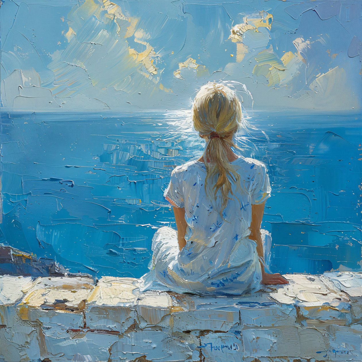 Peinture abstraite d
