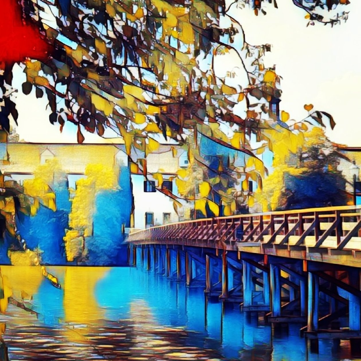 Le pont de la paix. - Margareta Uliarte
